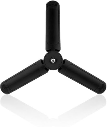 Gosknor Mini Travel Tripod for DJI Osmo Pocket 3 & 2, 1/4 Threaded, Portable Tabletop Stand Black Mount Compatible with Osmo Pocket 3 & 2, Cameras, Smartphones, Selfie Stick Accessories