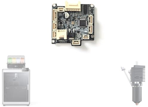 Creality K2 Plus/K2P Druckkopf-Adapterplatte/Motherboard PCBA (GD32F303CBT6) – Original-Ersatzteile mit Video-Aftersales-Guide