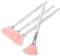 PENIKOKO 4Pcs Long Handle Fan Makeup Brush Set Soft Bristles for Powder Foundation Suitable for Women for DIY Makeup