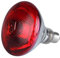 Generisch Reptilien Wärmelampe Terrarium, 250W Rotlichtlampe Terrarium für Hühner, E27 Infrarot Heizlampe für Hühner, Hunde, Schweine, Säugetiere (Red, One Size)