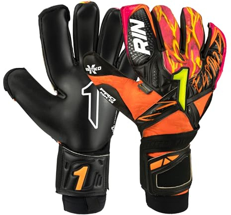 Rinat Goalkeeper Gloves Egotiko X Pro Adult, Orange, Size 8