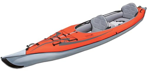 Advanced Elements AdvancedFrame Convertible 2 Person Kayak with Pump (Red/Gray)