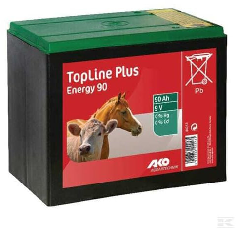 Kerbl Batteria AKO 9V 90Ah Topline Plus Energy 90