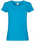 Fruit of the Loom T-Shirt, women's, azure, L