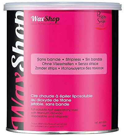 Peggy Sage - Cire Chaude à Epiler Rose Sans Bandes 800 ml - 601020