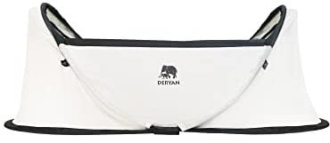 Deryan Infant Baby Bett - Pop Up Baby Reisebett - von Geburt bis 1,5 Jahre - Leicht & Kompakt - Innerhalb 2 Sekunden aufgestellt - Reisebett Baby - inkl. Moskitonetz & Reisetasche - 98x60x32 cm