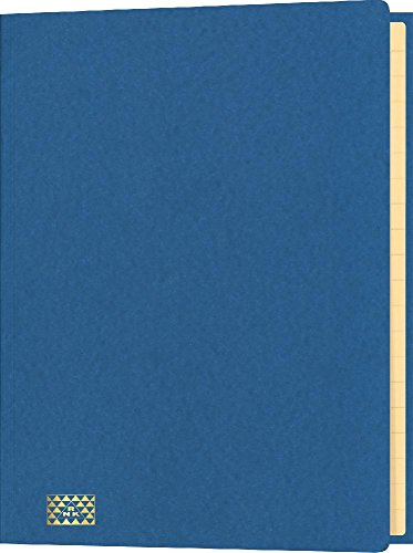 Konferenz- und Ordnungsmappe mit Gummizug, Maße (BxH): 245 x 345 mm, bis DIN A4, 20 Fächer, blau