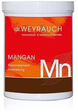 Dr. Weyrauch Mn Mangan | 1 kg | Ergänzungsfuttermittel für Pferde | Bei Manganmangel | Zur Unterstützung des Knochenstoffwechsels | Frei von Aroma- und Zusatzstoffen