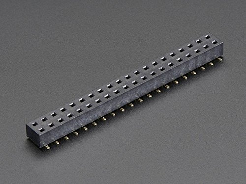 Adafruit SMT GPIO Header for Raspberry Pi HAT - 2x20 Short Female Header [ADA2187]