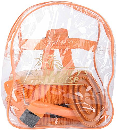 Harry's Horse Backpack Grooming kit, Farbe:orange