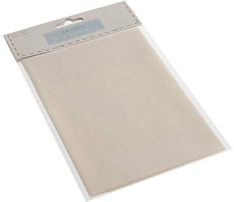 Craft Fabric: Cream Calico: 54cm x 45cm