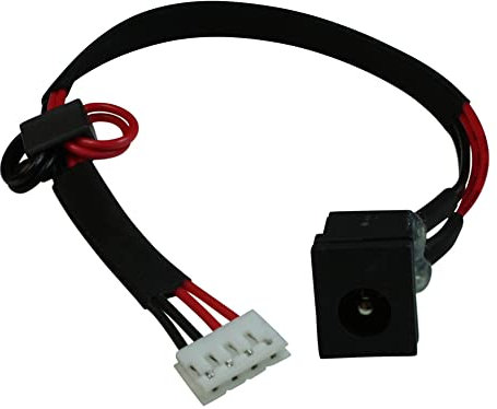Power4Laptops connecteur Alimentation pc Portable avec câble pour Intel 945 Carte mère Compatible avec Toshiba Satellite A105-S1013
