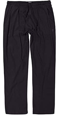 JP 1880 Pantalon de Pyjama Pur Coton Noir 3XL 708406 10-3XL