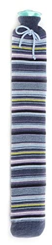 Warmies BLUE STRIPE Extra Long Hot Water Bottle
