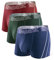 Separatec Hommes Caleçon Boxers en Fibre de Bambou avec Poches Séparées sous-vêtements Caleçon Confortable à La Mode, Lot de 3 (XL, Bleu+Rouge+Vert)