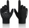 Achiou Winter-Strickhandschuhe, Touchscreen-Funktion, warm, Thermo-Futter, elastische Manschette, Texting, rutschfest, 3 Größen zur Auswahl für Damen und Herren
