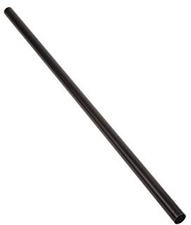 Bitspower Hartrohr, Messing, ohne Fase, 16 mm AD, 500 mm, Carbon-Schwarz