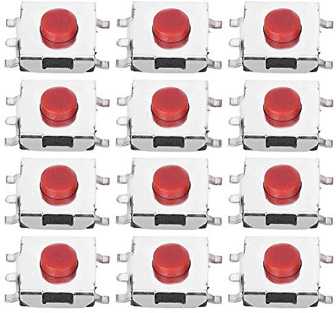 Interruptor de Botón Táctil Micro 6x6x3.1mm - Kit Surtido de 200 Piezas Momentáneo