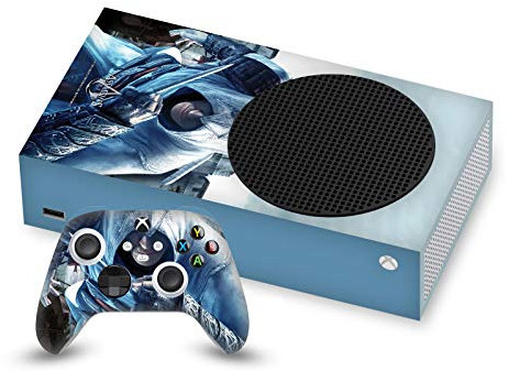 Head Case Designs Offizielle Zugelassen Assassin's Creed Altaïr Hidden Blade Schluessel Kunst Matte Vinyl Haut Gaming Aufkleber Abziehbild kompatibel mit Xbox Series S Console and Controller Bundle