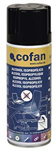 Cofan Spray de alcohol isopropílico | Contenido del envase de 400 ml | Desinfecta cualquier superficie