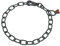 Sprenger Hundehalskette mit Sprenger Haken aus Edelstahl rostfrei 3 mm I Größe individuell einstellbar I Halskette - schwarz, 45 cm