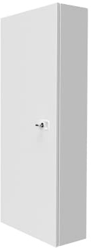 Caja de vestir con cerradura con llave para cuadros eléctricos de acero blanco - H 790 x 340 x P 140 mm - Ref. RCH300GSS – Marca ATOLE