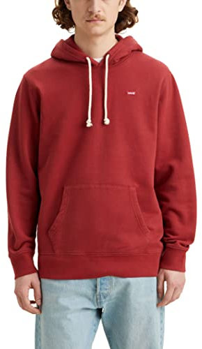 Levi's Herren New Original Sweatshirt Hoodie, Brick Red, XXL