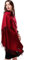 LA FERANI Kashmir Damenschal Poncho warm 180x70cm Wollschal Pferd Muster sanft Frauen Türkis Pashmina Umschlagtuch Umhang Kaschmir Schal (wein)