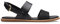 Clarks Femme Karsea Strap Sandales, Black Combi, 37 EU