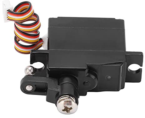 Cuque Micro Servo, 1,5 kg Kunststoffgetriebe Servo RC 5-Draht Lenkservo Schnelle Reaktion Geeignet für HS 18301 18302 18311 18312 18321 1/18 RC-Cars