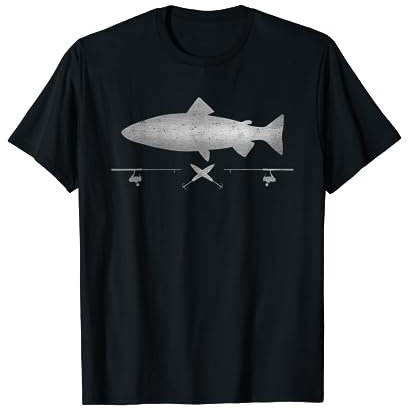 Meerforellenblinker Watangeln Meerforellen Angeln Watfischen T-Shirt