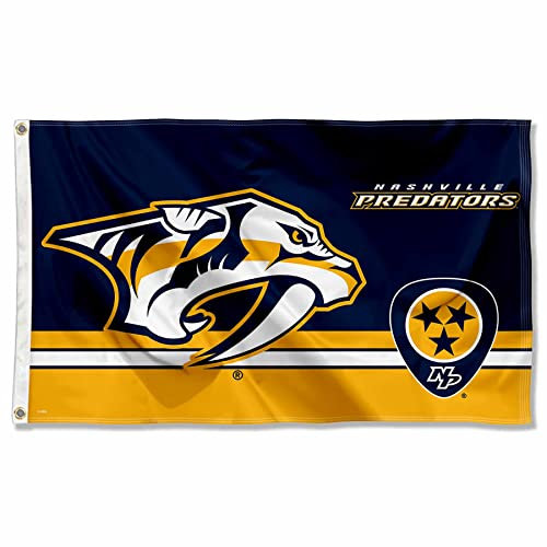 Nashville Predators Logo Insignia 90 x 152 cm Banner Flagge
