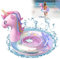 HuaMuDM Baby Schwimmring,Float Kinder Schwimmring,Kinder Schwimmreifen Spielzeug,Aufblasbare schwimmreifen Baby,Cartoon Dinosaurier Schwimmsitz Float Kinder