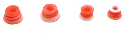 SPITBOARDS Fingerboard Swirl Bushings Duro Series 78A Red-White