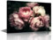 TISHIRON Kunstdruck auf Leinwand, Motiv: rosa Rose, gerahmt, Vintage-Stil, altes Gemälde, Kunst, Heimdekoration, Gemälde zum Aufhängen an Wänden, für Wohnzimmer, Küche, Badezimmer, fertig zum