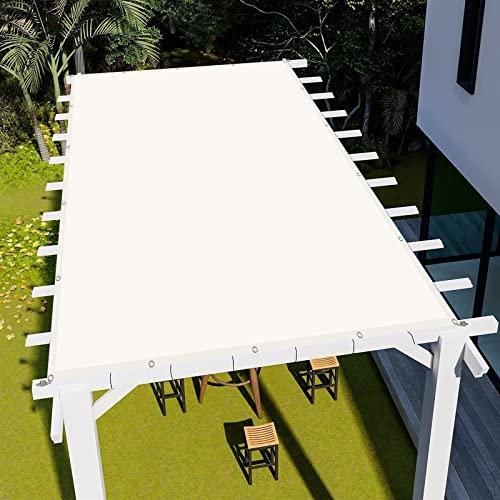 Vela De Protección Solar Rectángulo 2x4M Impermeable Rectangular Piscina Fiesta Lona Tela Lona 98% Protección UV Lino Incluye Cuerdas De Fijación, Beige
