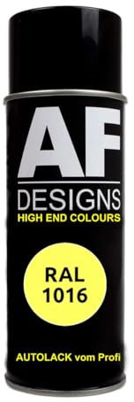 RAL1016 SCHWEFELGELB Spraydose matt Lackspray Sprühdose DIY Autolack