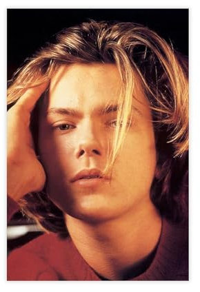 Leinwandposter Actor River Phoenix, Schlafzimmer, Dekoration, Sport, Landschaft, Büro, Raumdekoration, Geschenk, ungerahmt, 30 x 45 cm