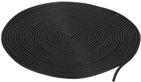 QUARKZMAN Dichtschnur Gummidichtung Rund Dichtungsgummi, 2mm Dichtung 9 Meter Länge Rundschnur EPDM Gummi Fugenfüllprofil für Fuge DIY Dichtung Lager Pads Schaumstoffrohre Handwerk