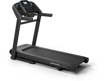 Horizon Fitness T202 @Zone Treadmill - HIIT Folding Treadmill with 50 x 152cm Deck, QuickDial Controls for Simple Speed and Incline Adjustment, Bluetooth Connectivity and Effortless Folding