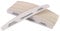 Wooden Sandpaper Nail File Professional Manicure Buffer Grey Boat Pedicure Double-Sided Wood Buffers Nail Supply (180/240, 10)