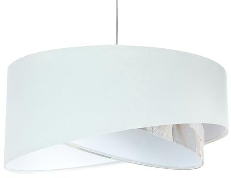 ONZENO Lightning Pendelleuchte Galaxy Nimbus Bright 2 60W LED IP 20 Modern Pendelleuchte für Innenraum Wohnzimmer, Wohnkultur, Büro, Küche, 50x23x23cm (Grau)