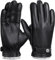 GSG SINCE 1998 Echtem Schaffell Lederhandschuhe Herren mit Futter Touchscreen Wolle Gefüttert Winter Fahrhandschuhe Schwarz L