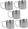 Cabilock 5St Outdoor-Wasserbecher Vintage Teetassen Kaffeebecher aus Emaille wassergläser kaffeekanne tee mug kaffeegläser kaffeetasse Outdoor-Camping-Teebecher Multifunktions-Campingbecher