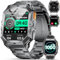 HIRREO Smartwatch Uomo con 1000 mAh Batteria Lunga Durata 2,13'' AMOLED Grande Schermo Impermeabile 10ATM, Chiamata Bluetooth 100+ Modalità Sport Contapassi/Bussola Smartwatch Uomo Android iOS