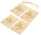 Ciieeo Stabiles Gelübde-notizbuch-Set Aus Kraftpapier Und Holz Für Die Hochzeit 2 Sets Mit Gelübdebüchern Für Sie Und Ihn