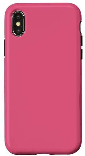 Rose pâle monochrome Coque pour iPhone X/XS