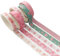 lafomukea Lot de 5 rouleaux de ruban washi décoratif pour bricolage, bricolage, embellit les journaux, les planificateurs, les cartes et le scrapbooking