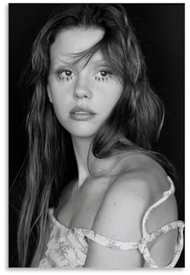 CChongjin Poster, Motiv: Schauspieler Mia Goth, dekoratives Gemälde, Leinwand, Schlafzimmer, Kunst, Wohnzimmerdekoration, modernes ästhetisches Poster, 30 x 45 cm, ungerahmt, 1 Stück