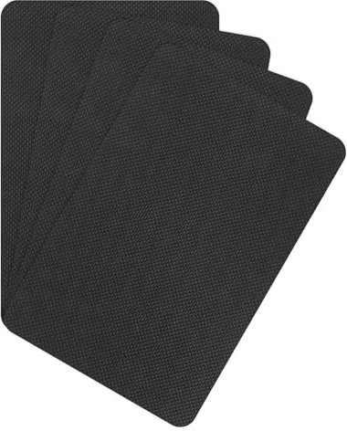 4PCS Enhanced Cuttable Rubber Grip Tape - Ultra-Thin Self-Adhesive Non-Slip Sheets for DIY Crafts & Floor Protection, Waterproof & Heat Resistant